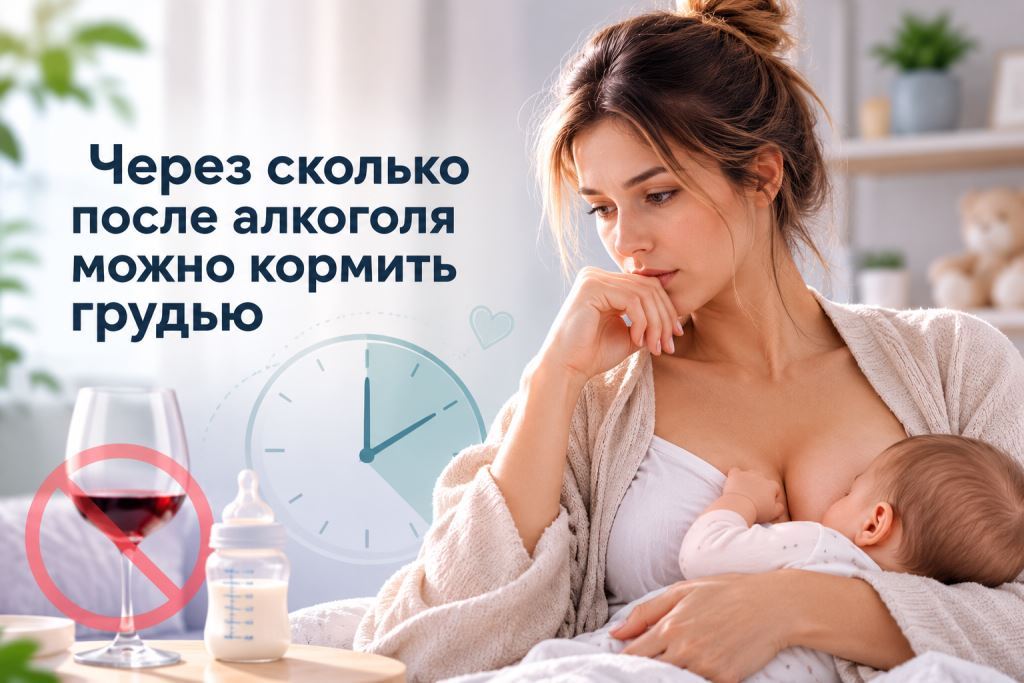 После алкоголя через сколько можно кормить грудью
